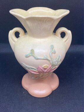Hull Pottery Orchid Vase Double Handled
